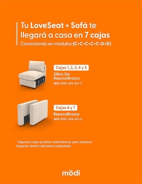 Set sala Adapti Modi Sofa de poliéster