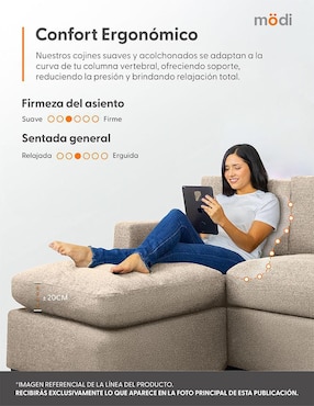 Sala 3 piezas Adapti Modi Sofa de poliéster