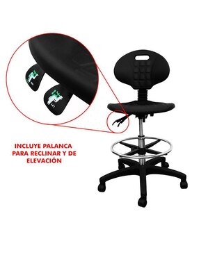 Silla Mindejal de plástico y metal