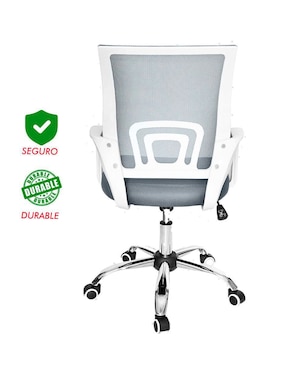 Silla Mindejal de plástico y metal