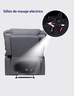 Sillón masaje Eke Life Home Mlm de vinipiel