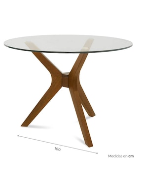Mesa de comedor armable Owe Tamarindo