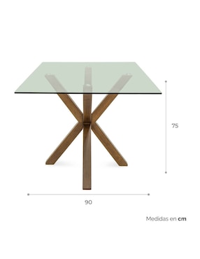 Mesa de comedor armable Zot Tamarindo