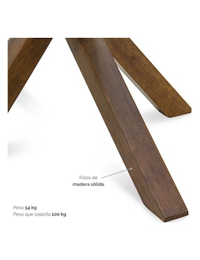 Mesa de comedor armable Zot Tamarindo