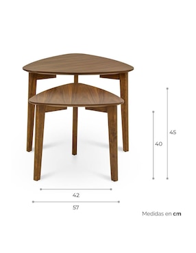 Mesa nido armable Eik Tamarindo