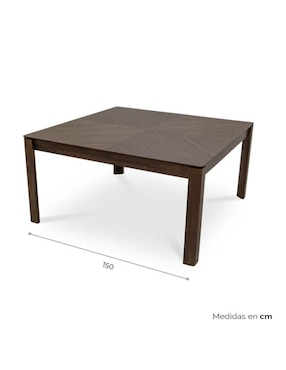Mesa de comedor armable Biot Tamarindo de madera