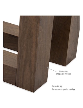 Mesa de comedor armable Avek Tamarindo