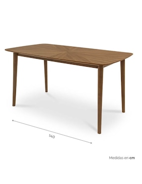 Mesa de comedor armable Moit Tamarindo