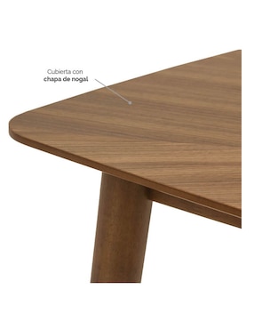 Mesa de comedor armable Moit Tamarindo