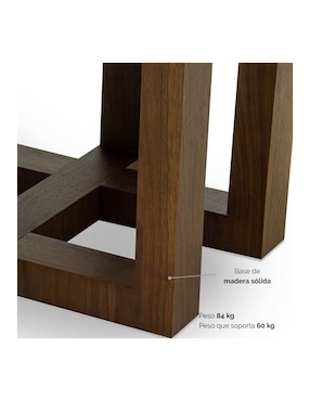 Mesa de comedor armable Apik Tamarindo de madera