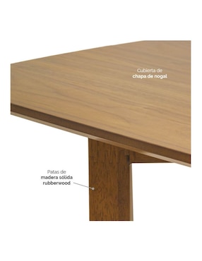 Mesa de centro armable Vime Tamarindo de madera