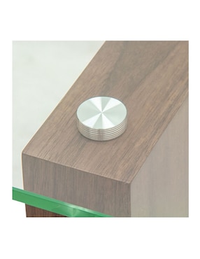 Mesa de centro armable Banik Tamarindo de vidrio