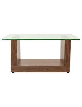 Mesa de centro armable Banik Tamarindo de vidrio