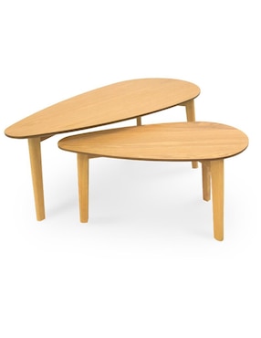 Mesa nido armable Olu Tamarindo de madera