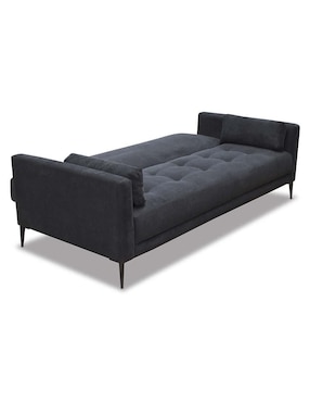 Sofá cama armable Carpe Diem de madera y tela