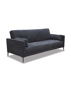 Sofá cama armable Carpe Diem de madera y tela