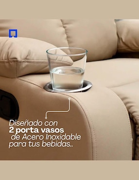 Reclinable Blue Room de vinipiel