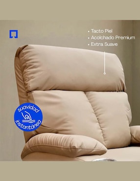 Reclinable Blue Room de vinipiel