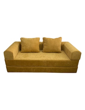 Sofá cama armable Teddy 3 cuerpos catch mustard Naap Concept de espuma comprimida