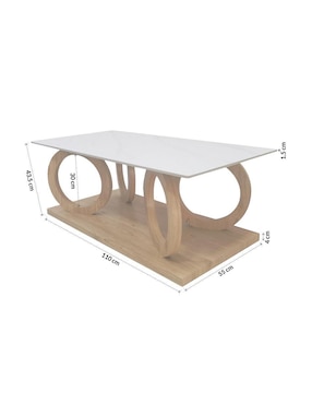 Mesa de centro armable Orbita Bossa