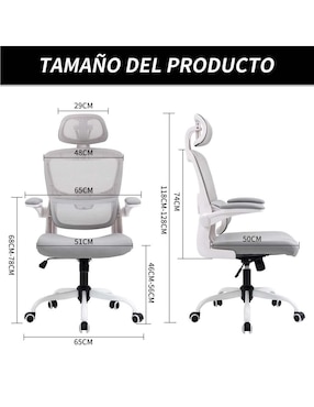 Silla escritorio Rusi Home Make de tela