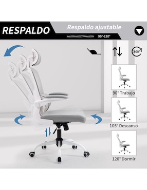 Silla escritorio Rusi Home Make de tela