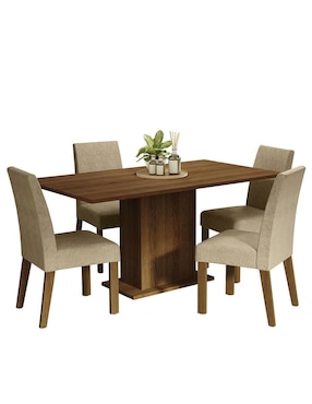 Comedor Keila Madesa para 4 personas
