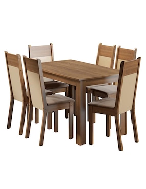 Comedor Honduras Madesa para 6 personas