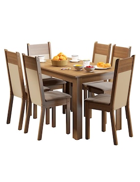 Comedor Honduras Madesa para 6 personas