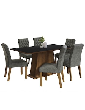 Comedor Briyney Madesa para 6 personas