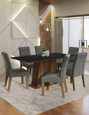Comedor Briyney Madesa para 6 personas