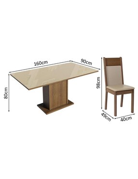 Comedor Francine Madesa para 6 personas