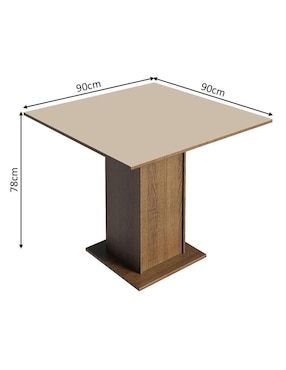 Comedor Samara Madesa para 4 personas