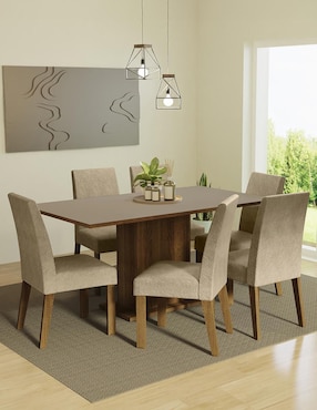 Comedor Renata Madesa para 6 personas