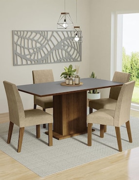 Comedor Keila Madesa para 4 personas