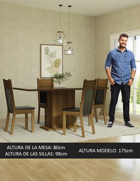 Comedor Greta Madesa para 4 personas