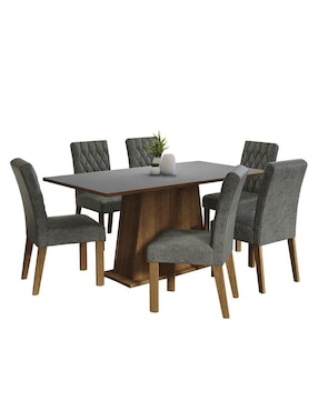 Comedor Briyney Madesa para 6 personas