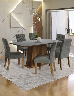 Comedor Briyney Madesa para 6 personas