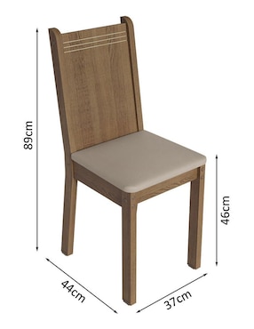 Comedor Samara Madesa para 4 personas