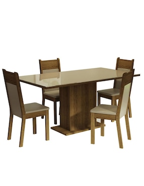 Comedor Avril Madesa para 4 personas