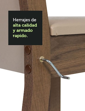Comedor Avril Madesa para 4 personas
