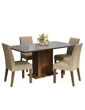 Comedor Avril Madesa para 4 personas