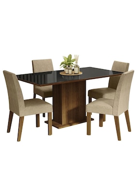 Comedor Renata Madesa para 4 personas