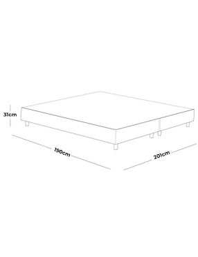 Base para cama Sander Moblum