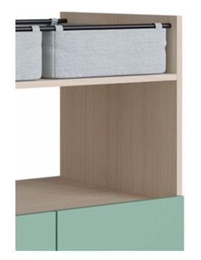 Barra bar armable Drink Hamik de MDF y madera