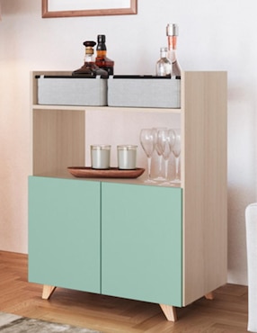 Barra bar armable Drink Hamik de MDF y madera