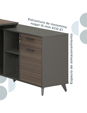 Escritorio armable Lateral Cracovia Mundo In