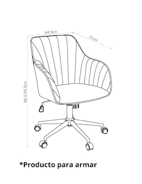 Silla de escritorio Matisse Cantia