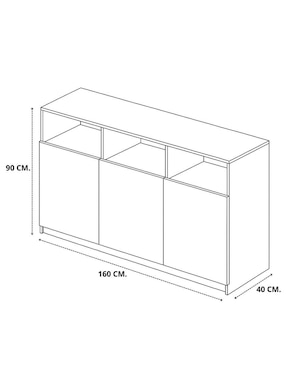 Mueble de tv armable Buenos Aires Hogare