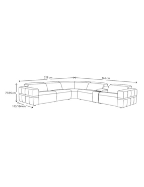 Sala modular Kuka de tela